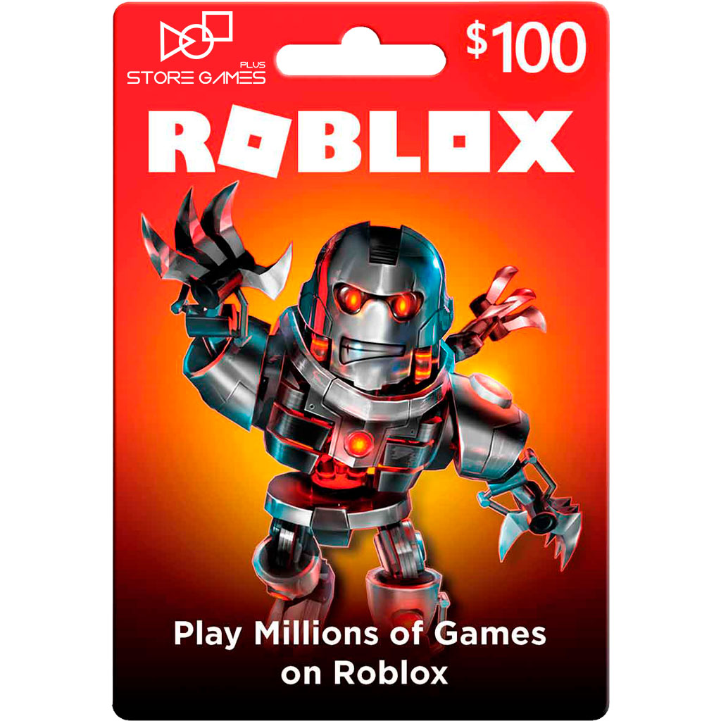 Desapego Games - Gift Cards > 100 ROBUX GIFT CARD - [ENTREGA